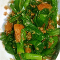 ぶぅﾁｭｹ's cooksnap of when they made にらの梅おかか和え.