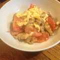 123ママ's cooksnap of when they made 簡単★ふんわり卵とチキン&トマト炒め★.