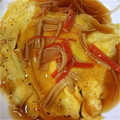 まみむめもももも's cooksnap of when they made 野菜炒めのかに玉ポン酢餡かけ.