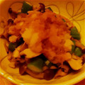 yotms's cooksnap of when they made オクラとしめじのおろポン和え.