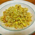 torimomomi's cooksnap of when they made マヨが隠し味♪簡単桜えびの炒飯.