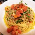 花椒's cooksnap of when they made 簡単＊フレッシュトマトとツナのパスタ.
