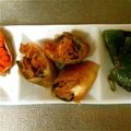 yuushyun's cooksnap of when they made 豚キムチとクリームチーズの春巻き.