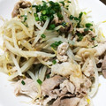 次郎丸もけ子's cooksnap of when they made 豚肉ともやしのにんにく蒸し.