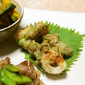 ガメコ's cooksnap of when they made 枝豆とちくわの天ぷら.