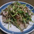 匿名の人's cooksnap of when they made 豚バラと豆苗のおかか炒め.