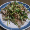 匿名の人's cooksnap of when they made 豚バラと豆苗のおかか炒め.