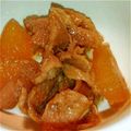のの。's cooksnap of when they made おつまみ！夕顔・冬瓜と鳥皮の煮物.