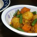 hiromi605's cooksnap of when they made スピード一品☆ポテトとひき肉のカレー味.