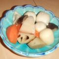 きらり流れ星's cooksnap of when they made 鶏肉里芋れんこん人参で✿根菜のピリ辛煮✿.
