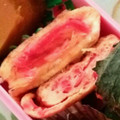 Gya0s's cooksnap of when they made 卵一個で☆簡単紅しょうが入りだし巻き卵.