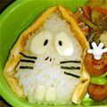 くりまるかあさん's cooksnap of when they made キャラ弁 ゲゲゲの鬼太郎･ねずみ男.