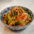 kyoko9955's cooksnap of when they made 鶏皮キムチ.