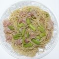 わさびきゃらめる's cooksnap of when they made 簡単うまうまアスパラとベーコンのパスタ♪.