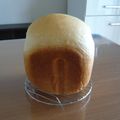 なんだか's cooksnap of when they made 油脂、砂糖なし！絶品☆ミルク食パン.