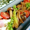 キャシーキャサリン's cooksnap of when they made お弁当に★しめじとアスパラのソース炒め.