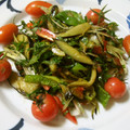 しのばぁたん's cooksnap of when they made 素揚げ夏野菜on紫蘇茗荷.