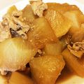 Mieminya's cooksnap of when they made 豚バラと大根の煮物.