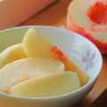isanya's cooksnap of when they made 桃のアボカドむき.