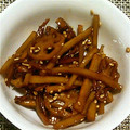 koroo16's cooksnap of when they made ✿我が家の定番　ごぼうと蓮根のきんぴら✿.
