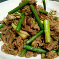 はみぽ's cooksnap of when they made 簡単☆牛肉ニンニクの芽まいたけ和風炒め.