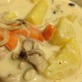 wobon's cooksnap of when they made 鶏肉とじゃがいものクリームシチュー.