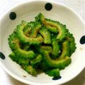 アバッチオ's cooksnap of when they made m基本☆ゴーヤの和え物.