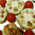 ゴロtaroo's cooksnap of when they made 蓮根のひき肉はさみ焼き.