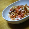 ユキエ１８号's cooksnap of when they made 廃物利用『海老の殻』でおつまみ.