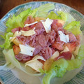 noraｒinko's cooksnap of when they made 桃と生ハムのサラダ.