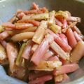 あいぱらりん's cooksnap of when they made ずいきの酢の物.