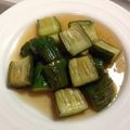 ☆naーna☆'s cooksnap of when they made キュウリの中華風胡麻油炒め.