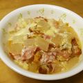 ぽりぽり拓庵's cooksnap of when they made レンチン温豆腐♪冬瓜ちくわ豆腐ベーコンで.