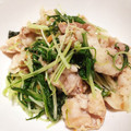 チャールス豚's cooksnap of when they made あっさり★水菜と豚バラの塩炒め.