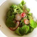 enBateau's cooksnap of when they made 簡単、ラディッシュとベビーリーフのサラダ.