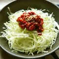 Satoco❋'s cooksnap of when they made チャンジャとキャベツの胡麻胡麻油和え.