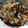彩音ｍａｍａ's cooksnap of when they made mひじきたっぷり炊き込みごはん.