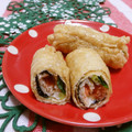 赤い電話's cooksnap of when they made えのきの油揚げ巻き.