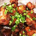 富士ponta's cooksnap of when they made ❇︎◆甘辛コロコロ鶏肉丼◆❇︎.
