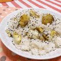 赤い電話's cooksnap of when they made 栗おこわ.