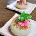 1646's cooksnap of when they made ヘルシーおいしー☆大根の梅ステーキ.