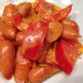 さるる✩'s cooksnap of when they made トマトとソーセージのワインに合うおつまみ.