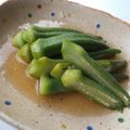 kana叶's cooksnap of when they made オクラو 黒酢honeyハニーマリネ.