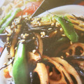 みっちゃん家族's cooksnap of when they made ピーマンとレンコンのヒジキしらす炒め.