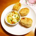 komutatata's cooksnap of when they made 可愛い♡筍コロッケ(おから入り）.