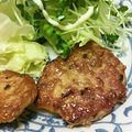 itorincho's cooksnap of when they made 甘辛～♡鶏ミンチと豆腐のハンバーグ.
