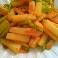 がまっコ's cooksnap of when they made 長芋の炒め物.
