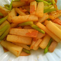 がまっコ's cooksnap of when they made 長芋の炒め物.