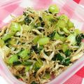 ◡̈かたくり子's cooksnap of when they made カルシウムたっぷり♪小松菜とじゃこ炒め.