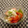 milk＊crown's cooksnap of when they made トマトのカクテルサラダ♪.